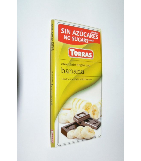 DIA čokoláda horká banán 75g TORRAS