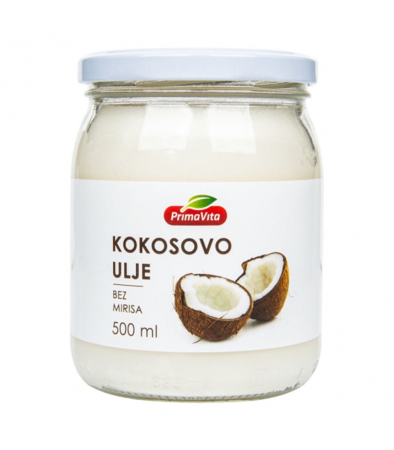 Olej kokosový dezodorizovaný 500ml PRIMAVITA